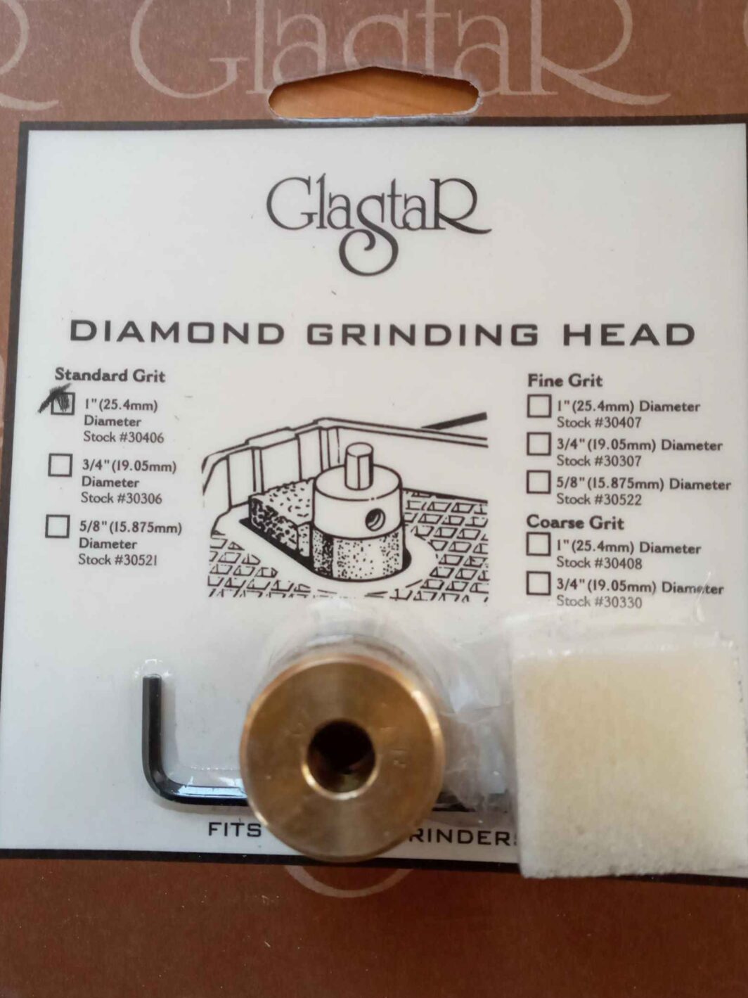 piedra de pulir 1 pulgada