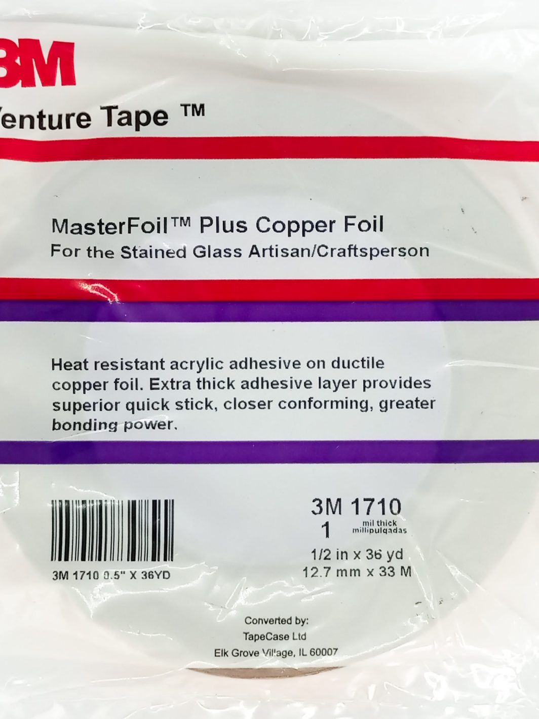 Copper Foil 1/2 Cobre-Cobre