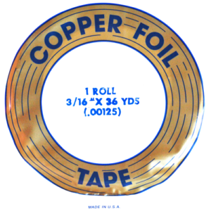 Copper Foil 3/16 cobre-cobre 1mil